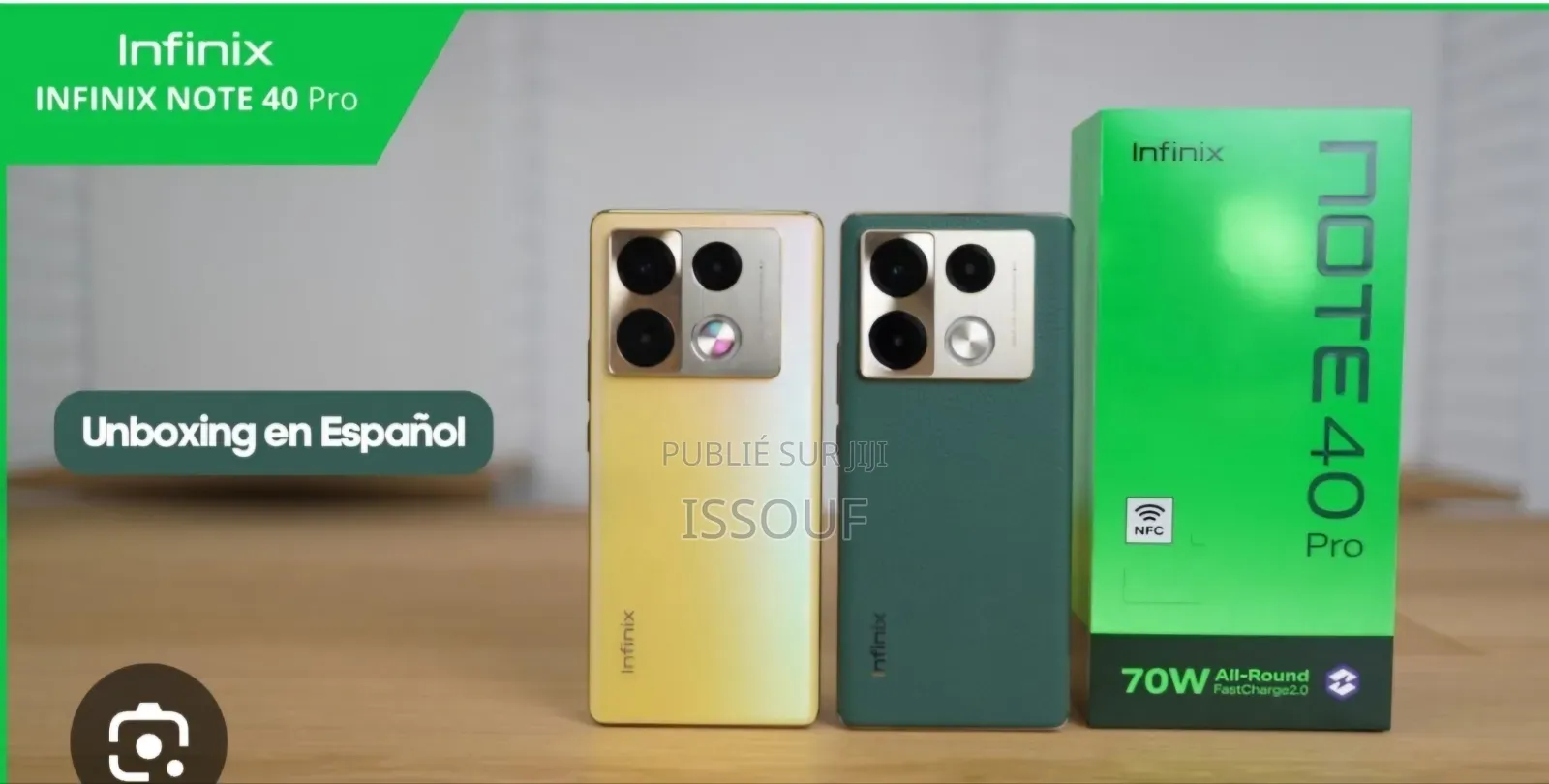 Nouveau Infinix Note 40 Pro 5G 256 GB Autre