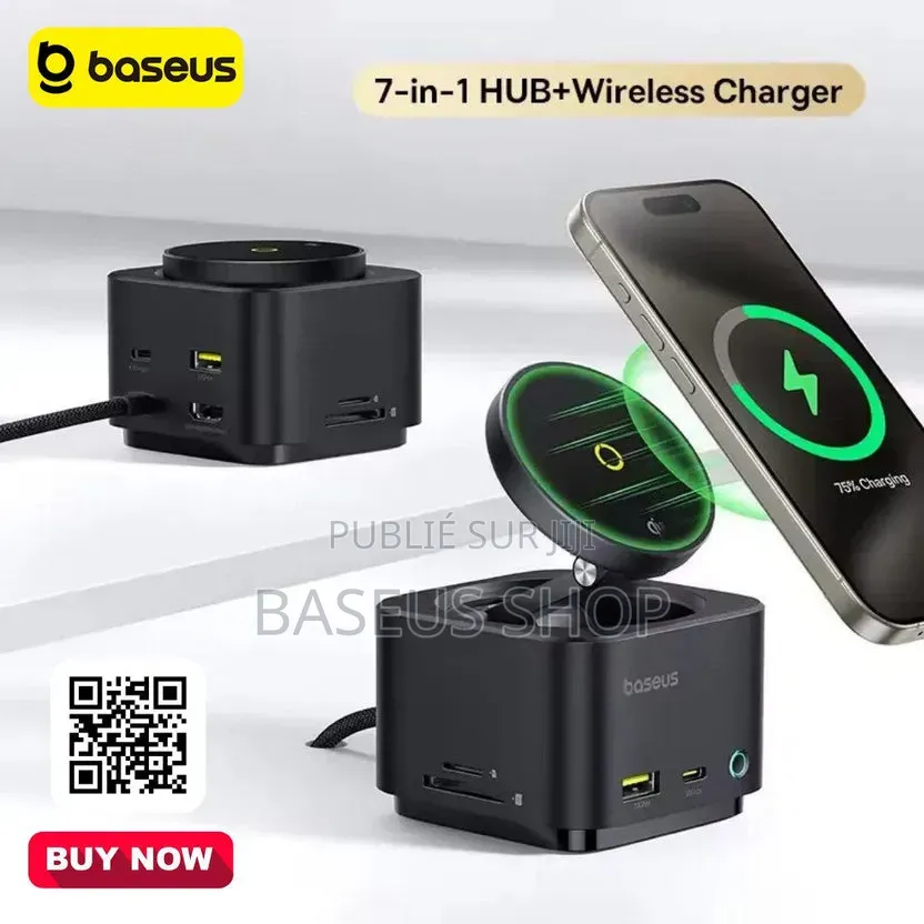 Station D’Accueil Magpro 7-en-1 Chargeur Sans Fil Magnétique 15w