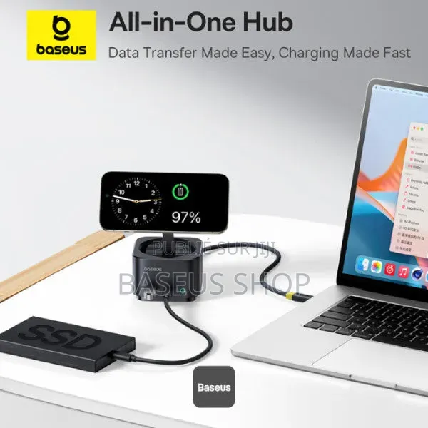 Station D’Accueil Magpro 7-en-1 Chargeur Sans Fil Magnétique 15w