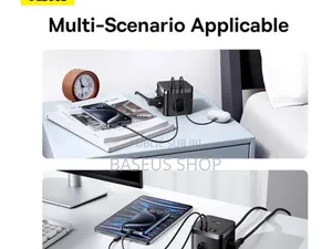 Multiprise Baseus Cube 30w – 7 Ports (3ac + Usb + Usb-C) Charge Rapide