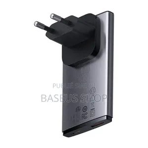Chargeur Baseus Gan5 65w Usb-C + Usb-a Charge Rapide Pc Smartphone