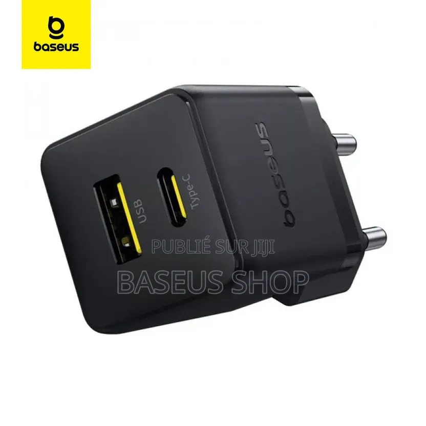Chargeur Mural Baseus Palm 20w Original + Câble Usb-C