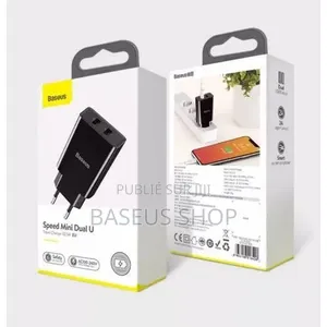 Chargeur Mural Baseus Double Usb 2.1a 10,5w