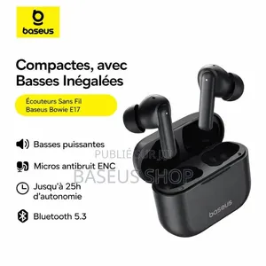 Écouteurs Intra-Auriculaires Baseus E17 Sans Fil Bluetooth 5.3