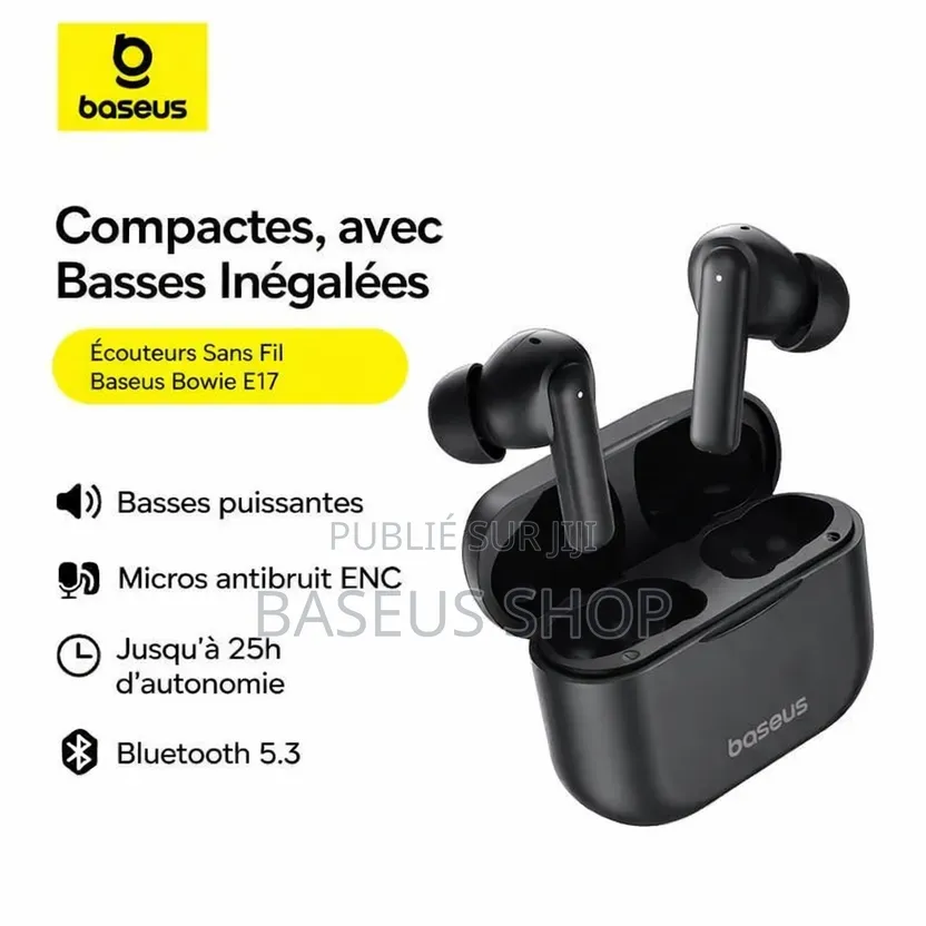 Écouteurs Intra-Auriculaires Baseus E17 Sans Fil Bluetooth 5.3