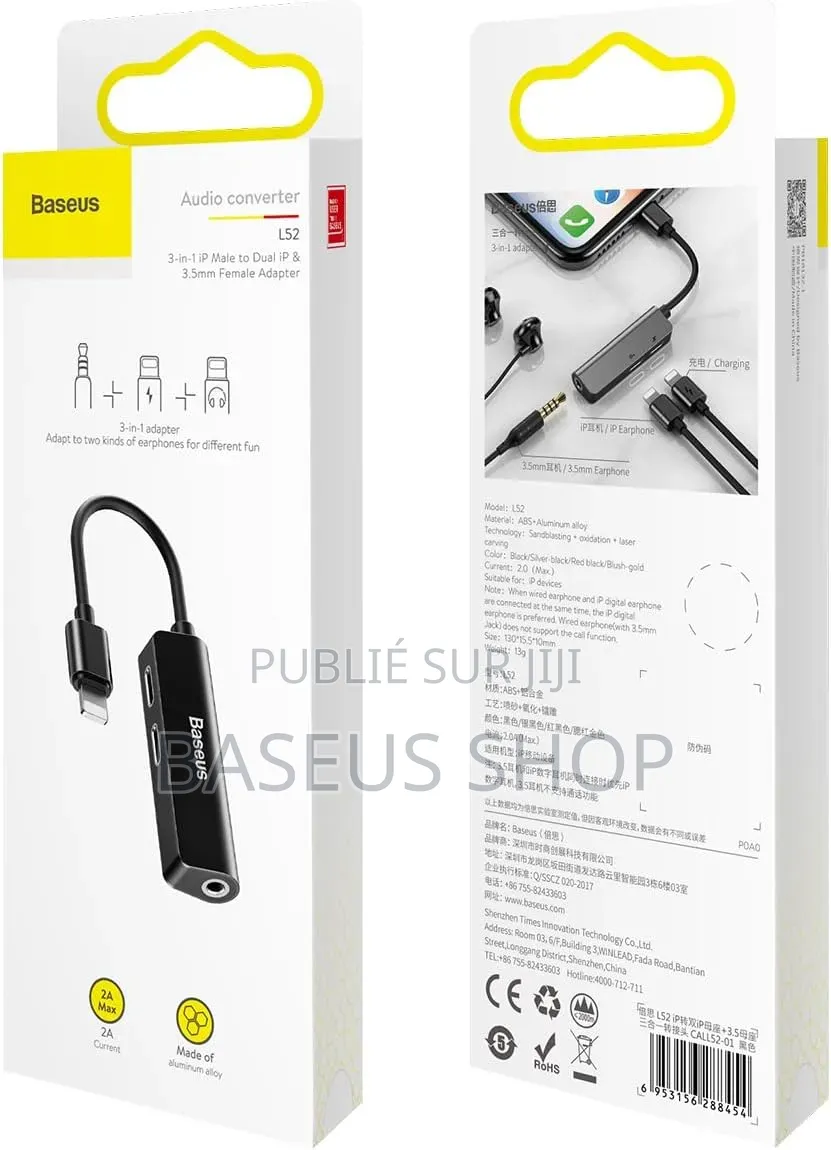 Adapteur Audio L52 Lightning