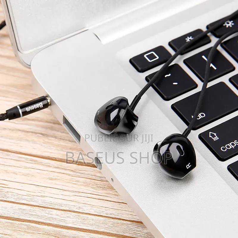 Écouteurs Baseus H06 Noir Avec Port Jack