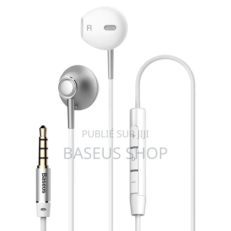 Écouteurs Filaires Baseus H06-Blanc