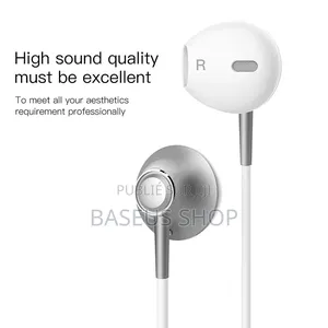 Écouteurs Filaires Baseus H06-Blanc