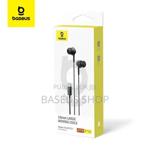 Écouteurs Filaires Baseus Encok Cz11 Usb Type-C Avec Micro Noir