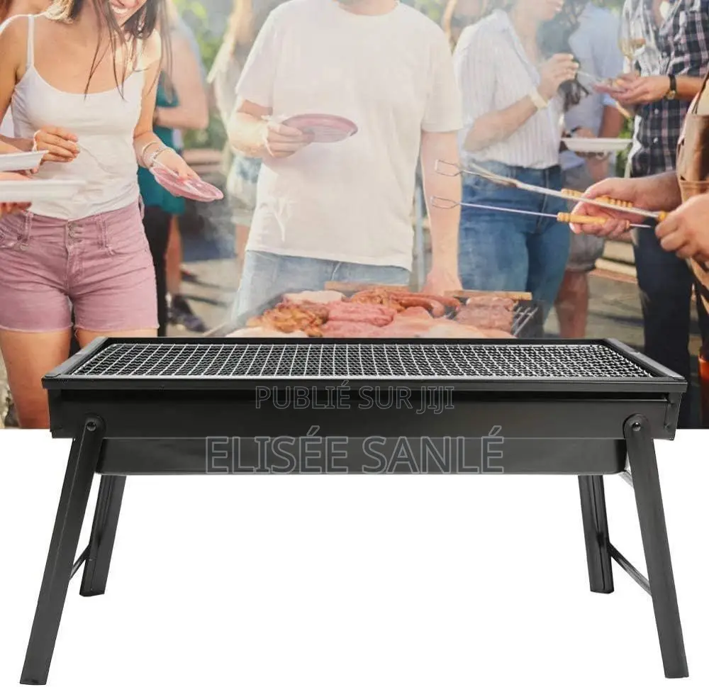 Barbecue Portatif Au Charbon – Pliable