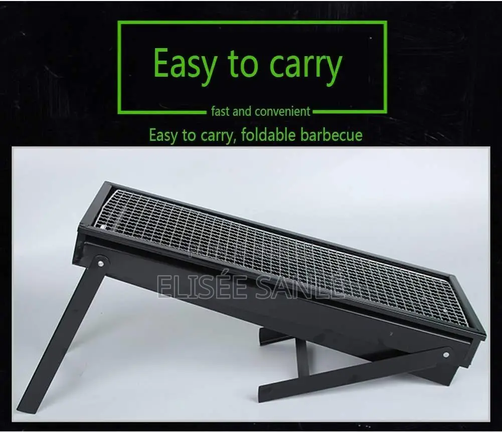 Barbecue Portatif Au Charbon – Pliable