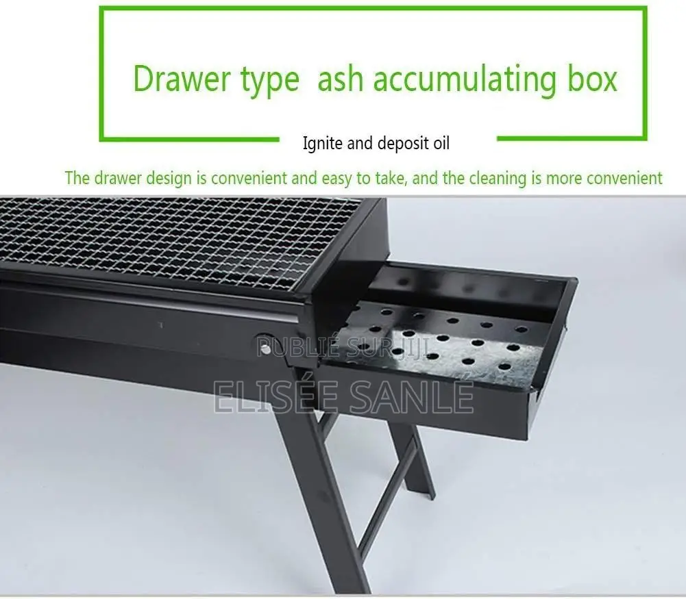 Barbecue Portatif Au Charbon – Pliable