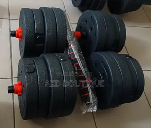 Haltères Avec Barre De Connexion 20kg 25kg 30kg 35kg 40kg