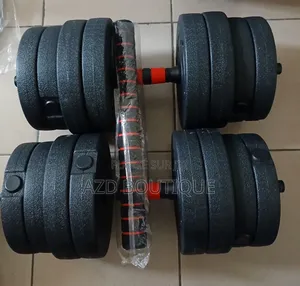 Haltères Avec Barre De Connexion 20kg 25kg 30kg 35kg 40kg