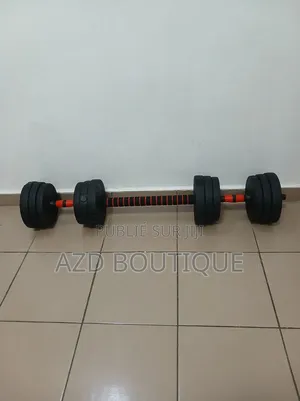 Haltères Avec Barre De Connexion 20kg 25kg 30kg 35kg 40kg