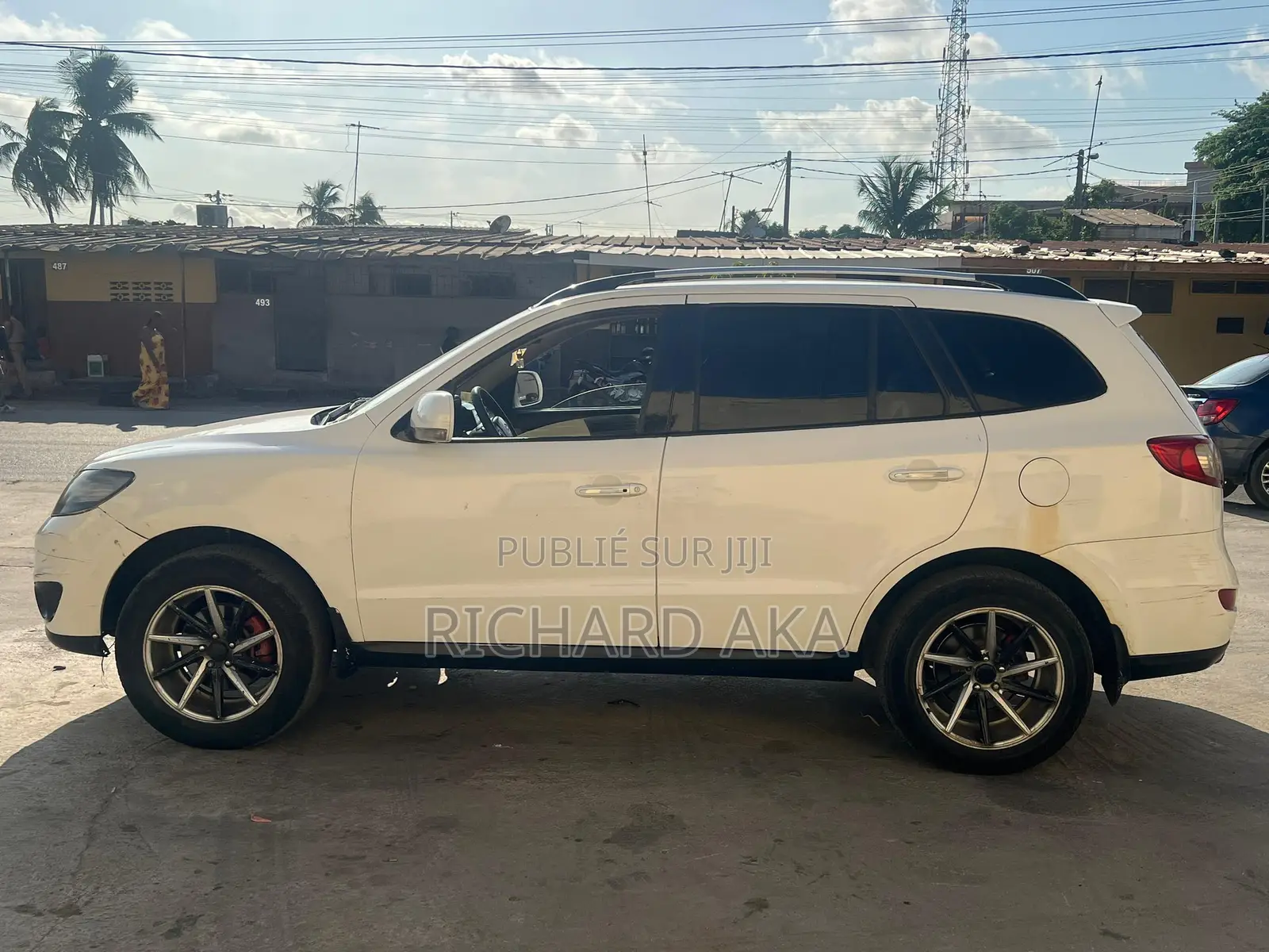 Hyundai Santa Fe 2010 Blanc