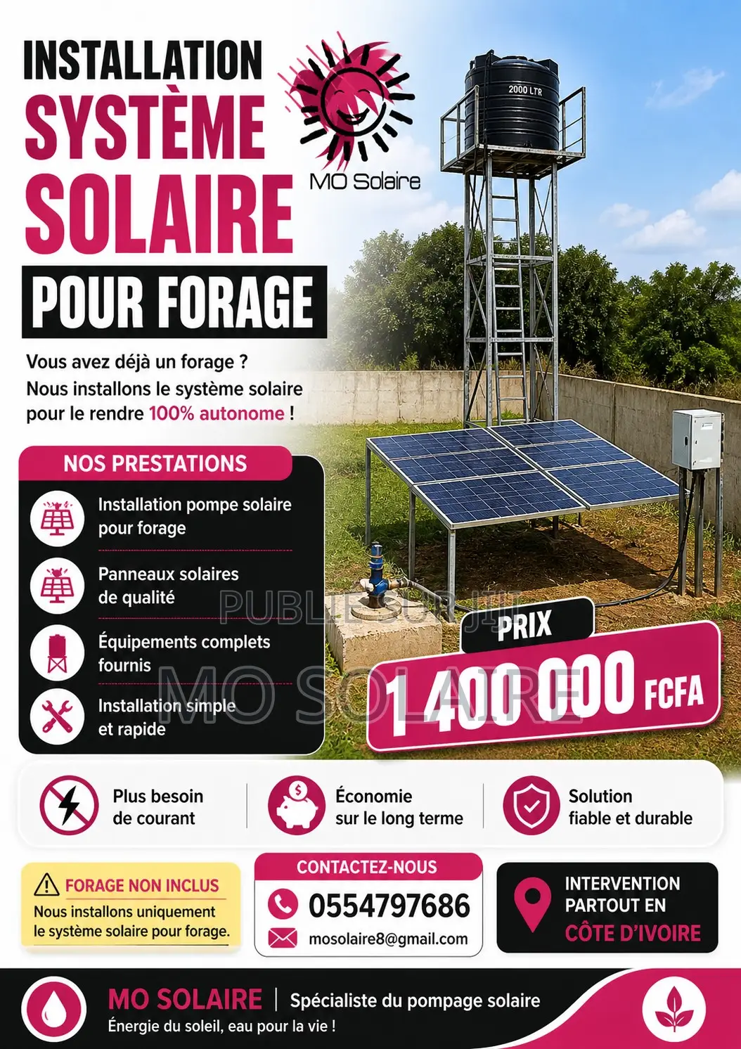 Forage Sans Courant Ni Carburant !