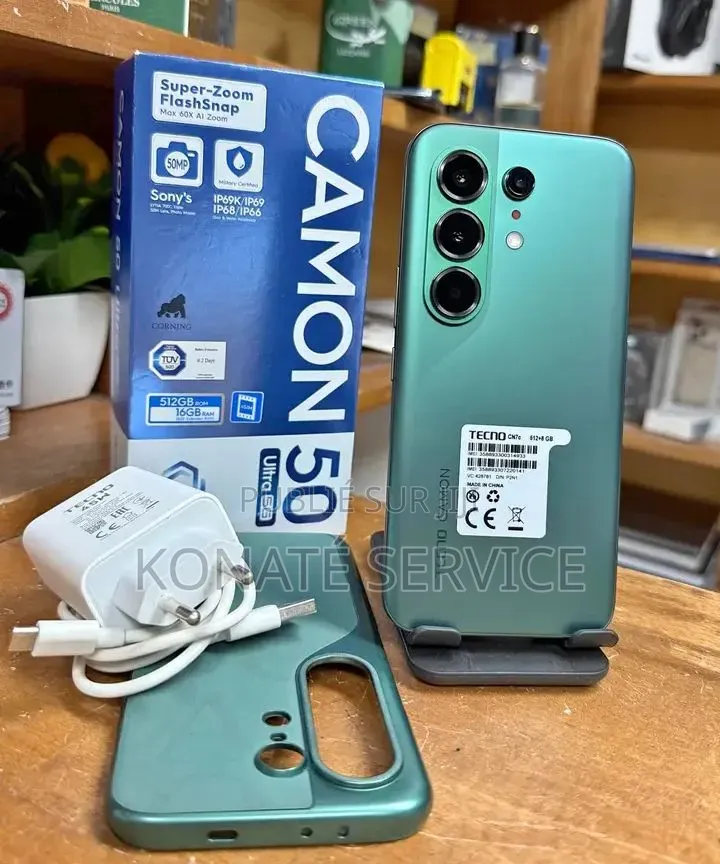 Nouveau Tecno Camon 50 256 GB Vert