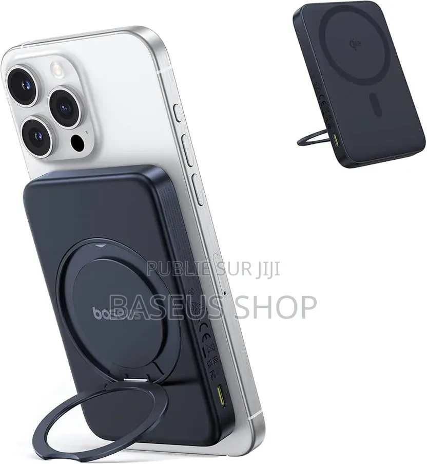 Powerbank Baseus Qi2 Magsafe 5000mah 20w + Chargeur Sans Fil Picogo