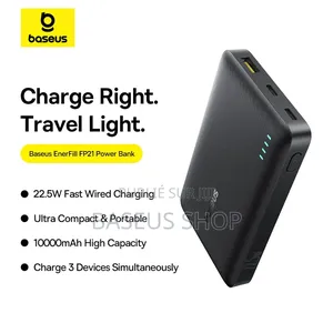 Powerbank Baseus Enerfill Fp21 À Charge Rapide 10 000 Mah 22,5 W