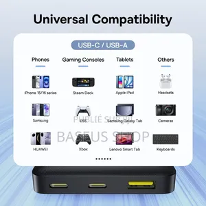 Powerbank Baseus Enerfill Fp21 À Charge Rapide 10 000 Mah 22,5 W