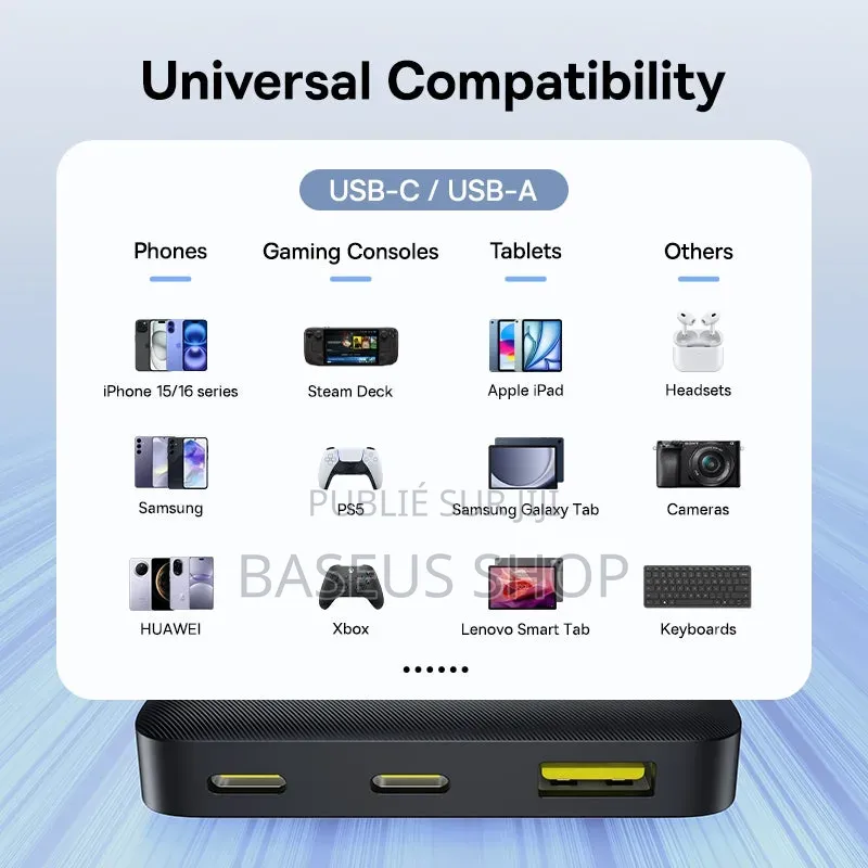Powerbank Baseus Enerfill Fp21 À Charge Rapide 10 000 Mah 22,5 W
