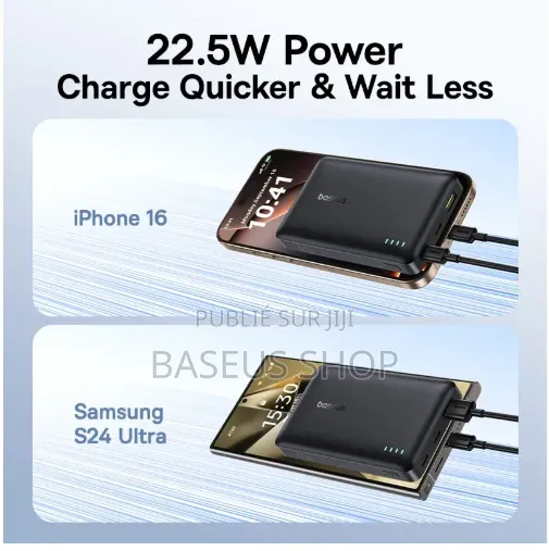 Powerbank Baseus Enerfill Fp21 À Charge Rapide 10 000 Mah 22,5 W