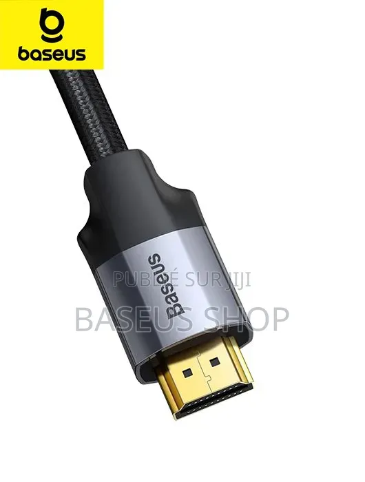 Câble Hdmi Vers Vga Baseus 2m Gris – Adaptateur Écran Hd Pc
