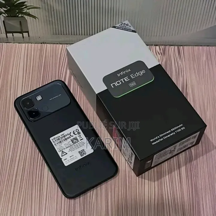 Nouveau Infinix Note Edge 128 GB Noir