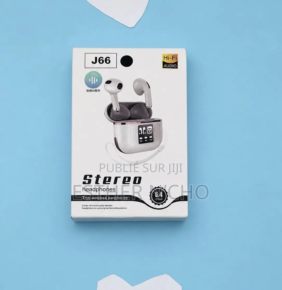 Écouteurs Stéréo Hi-Fi Sans Fil J66 (J66 True Wireless Earphones).