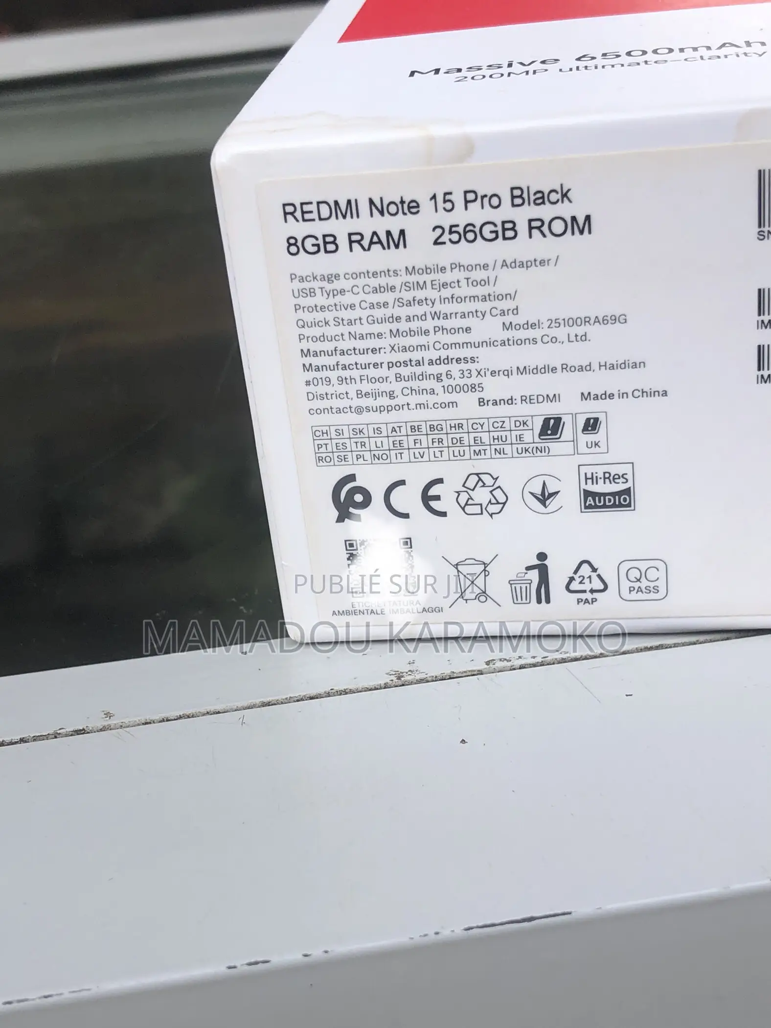 Nouveau Xiaomi 15 Pro 256 GB Noir