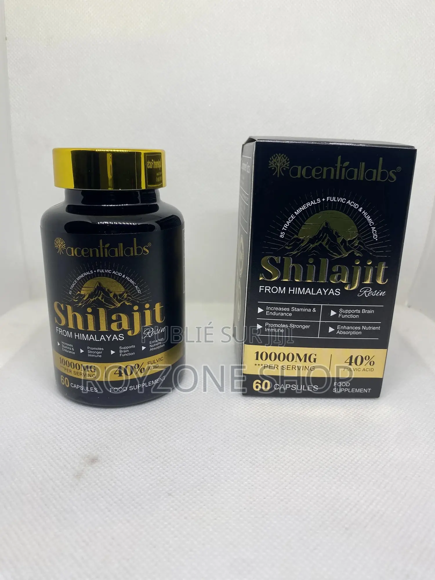Capsules De Shilajit 100% Naturel