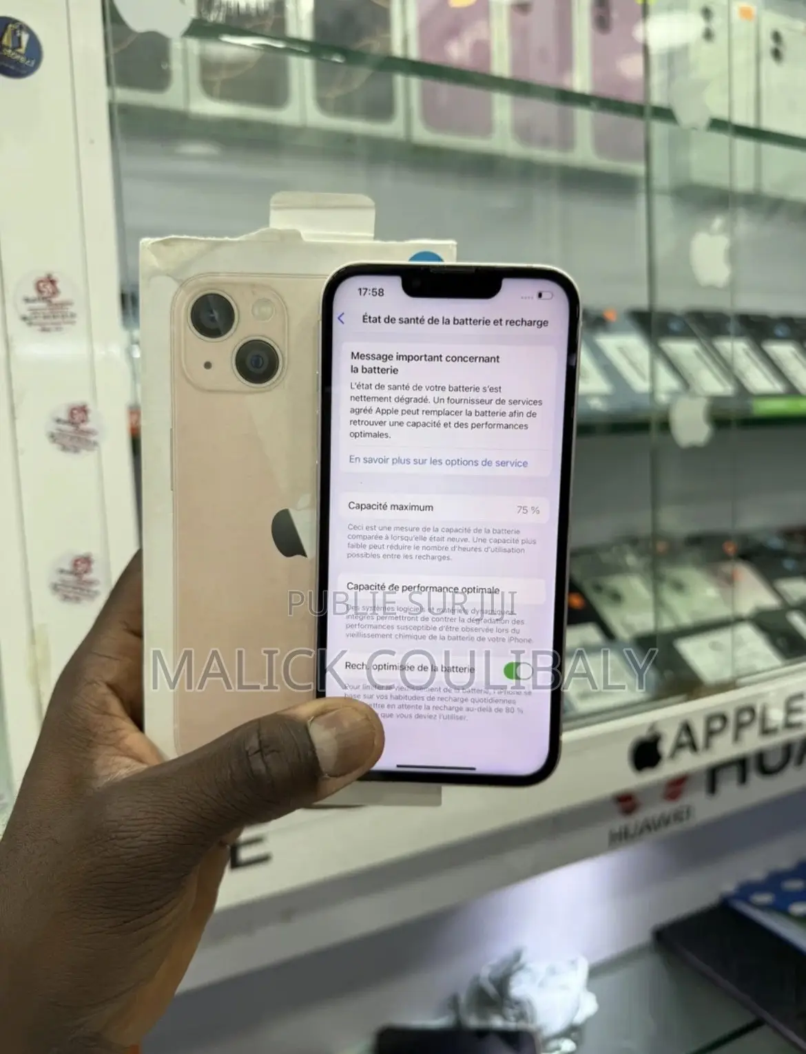 Nouveau Apple iPhone 13 256 GB Blanc