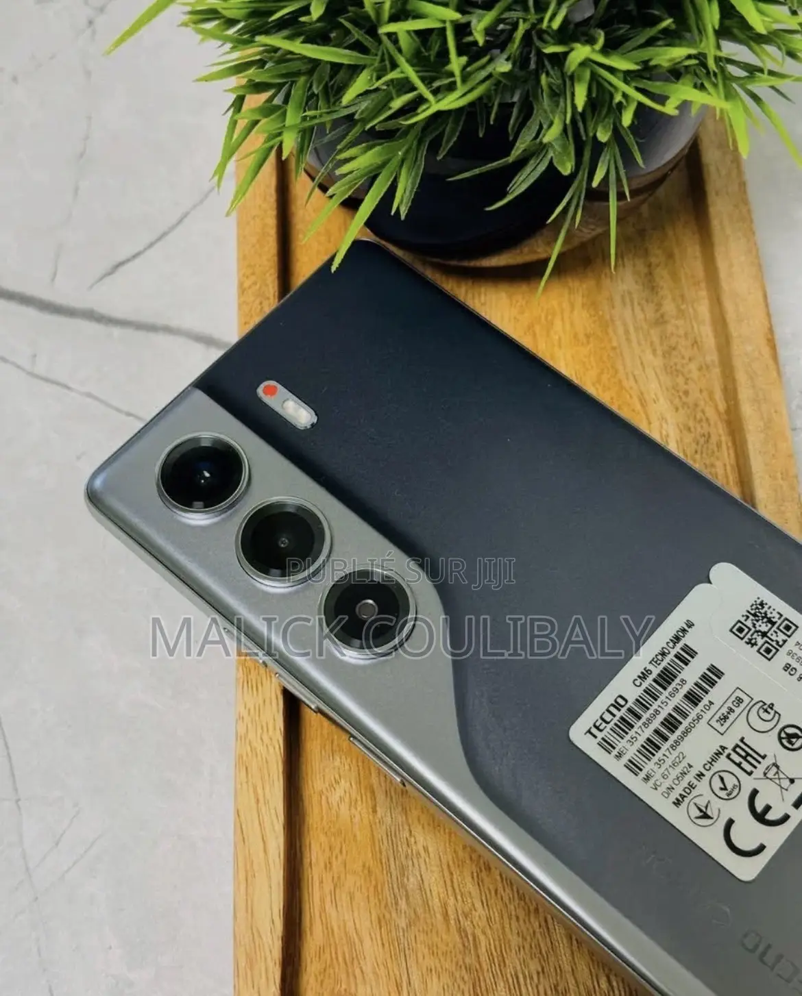 Nouveau Tecno Camon 40 Premier 256 GB Blanc