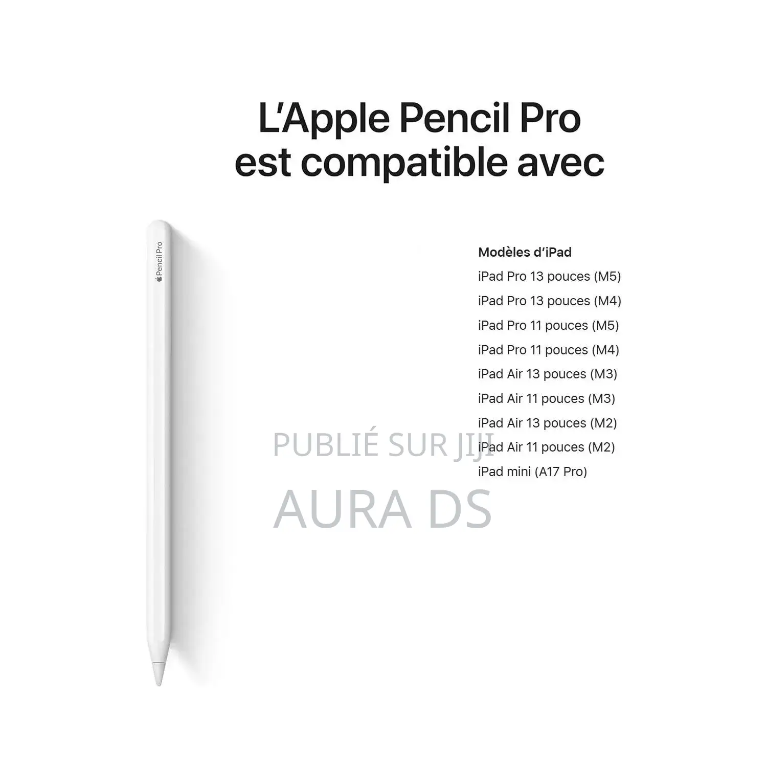 Apple Pencil Pro Scellé