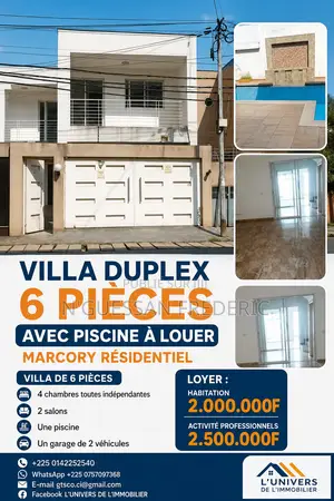 4chbre Duplex dans Marcory à Louer