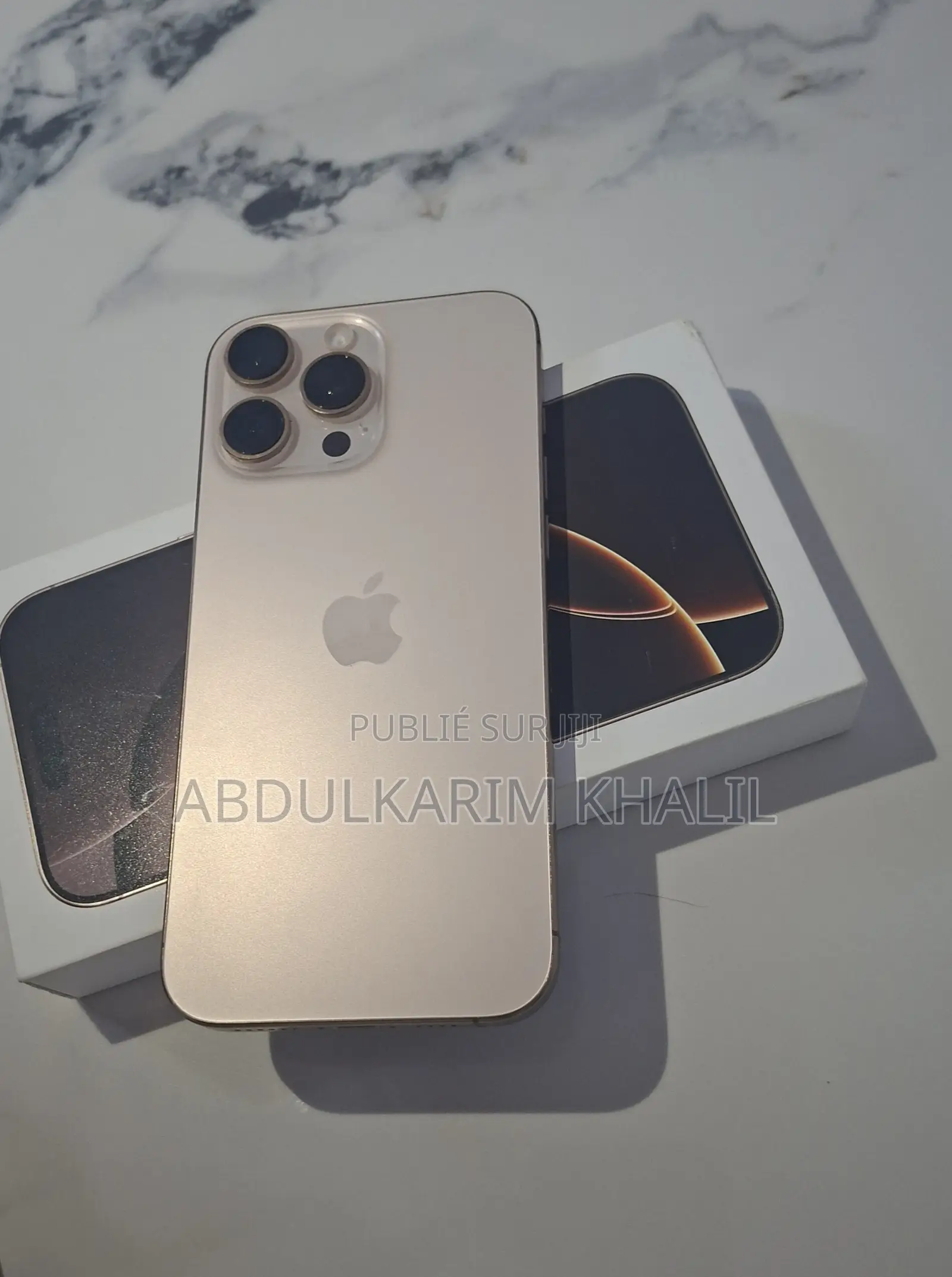 Apple iPhone 16 Pro Max 256 GB Doré