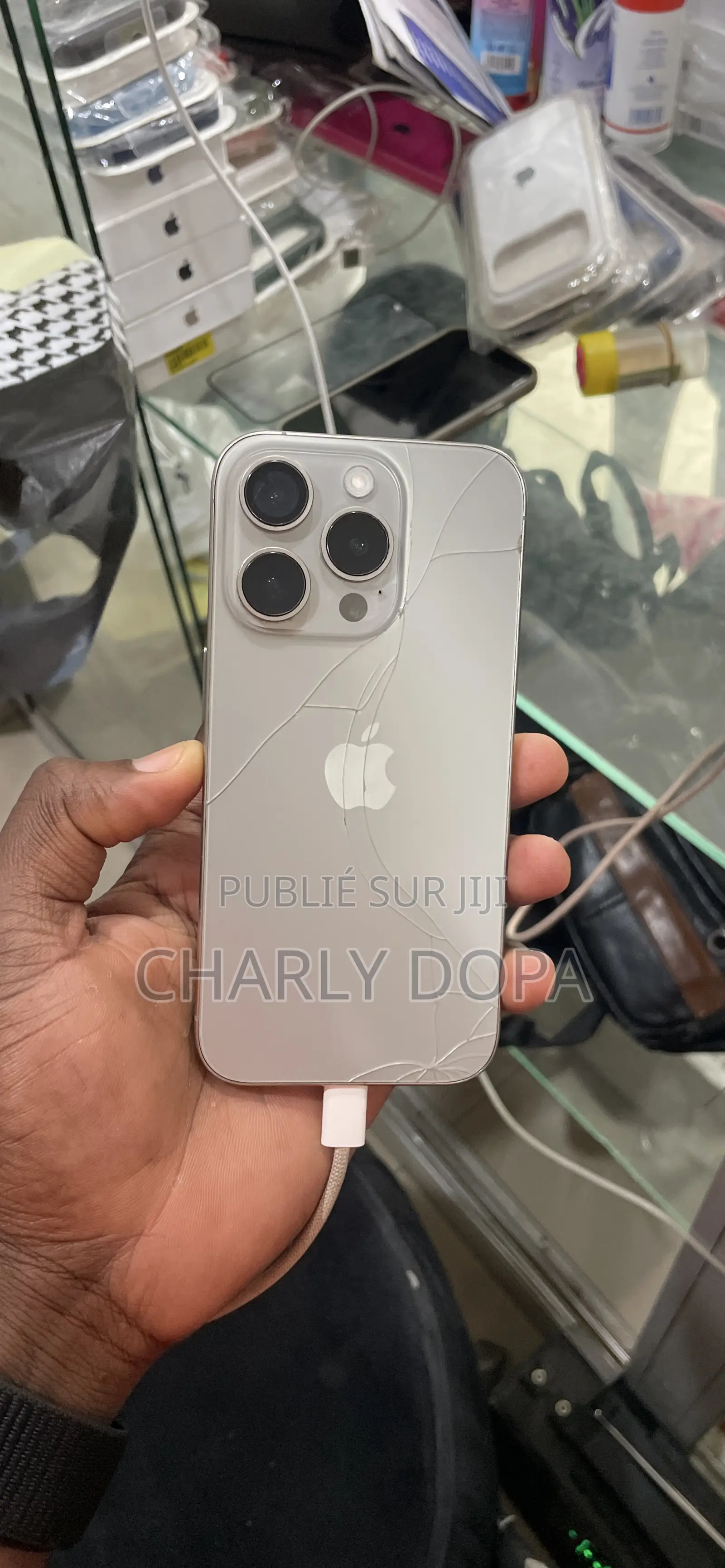 Apple iPhone 15 Pro 128 GB Argenté