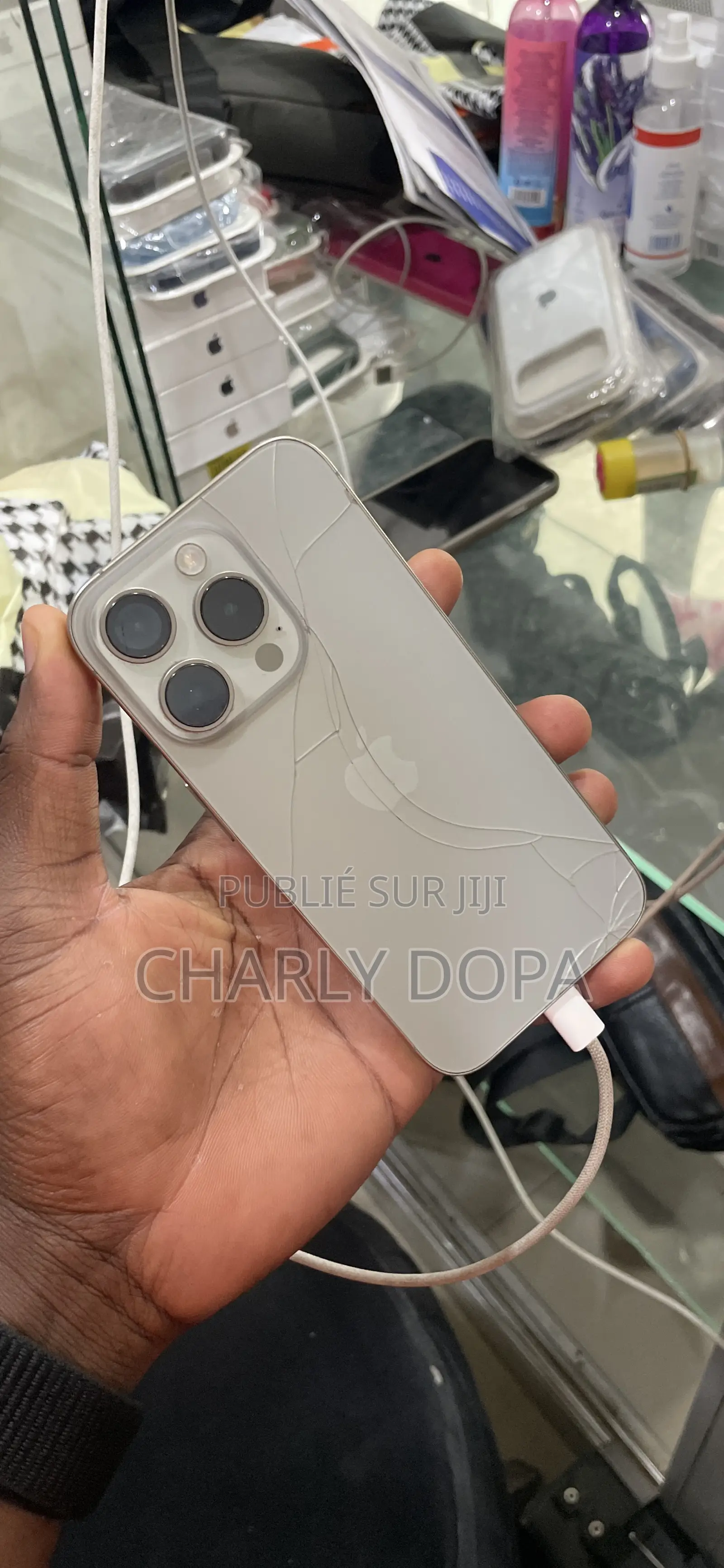 Apple iPhone 15 Pro 128 GB Argenté