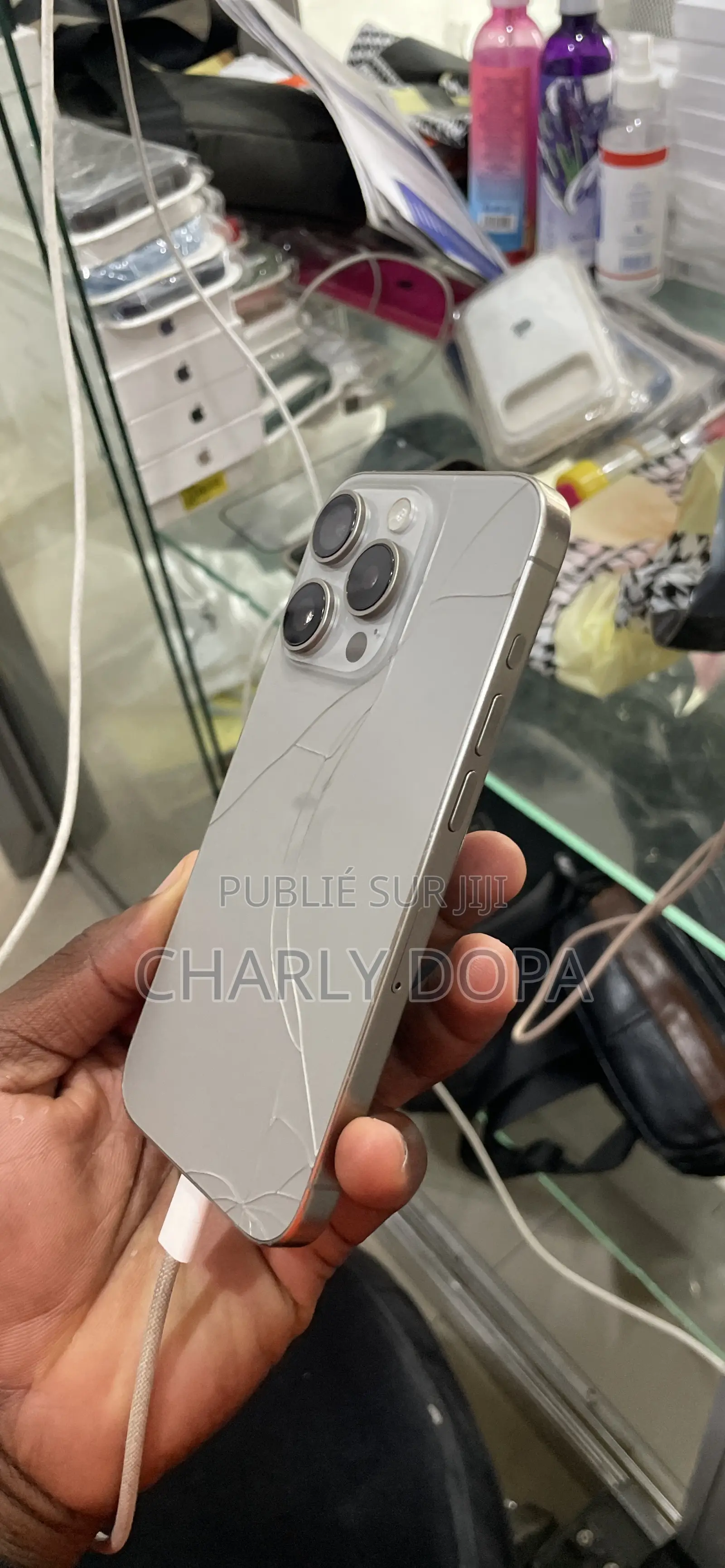 Apple iPhone 15 Pro 128 GB Argenté