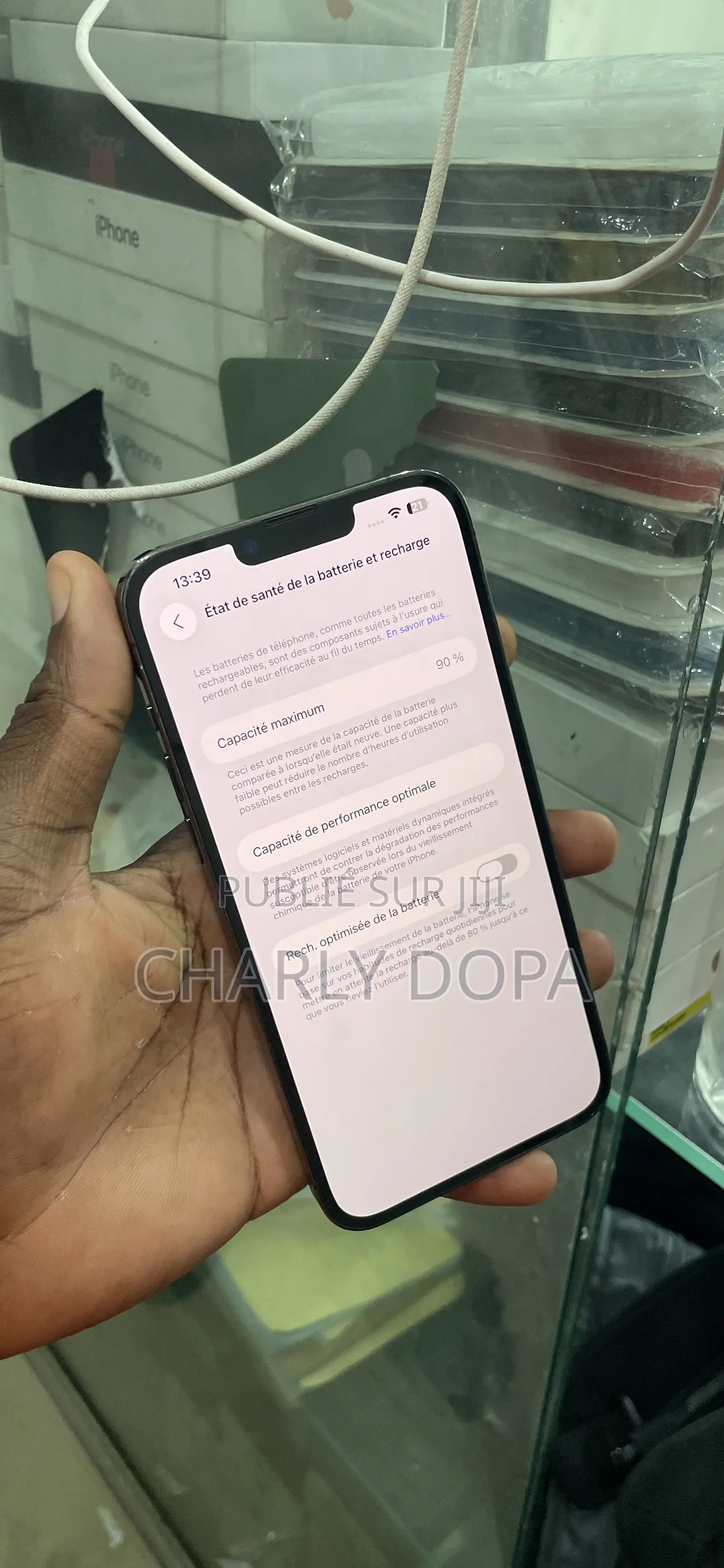 Apple iPhone 13 Pro Max 128 GB Noir