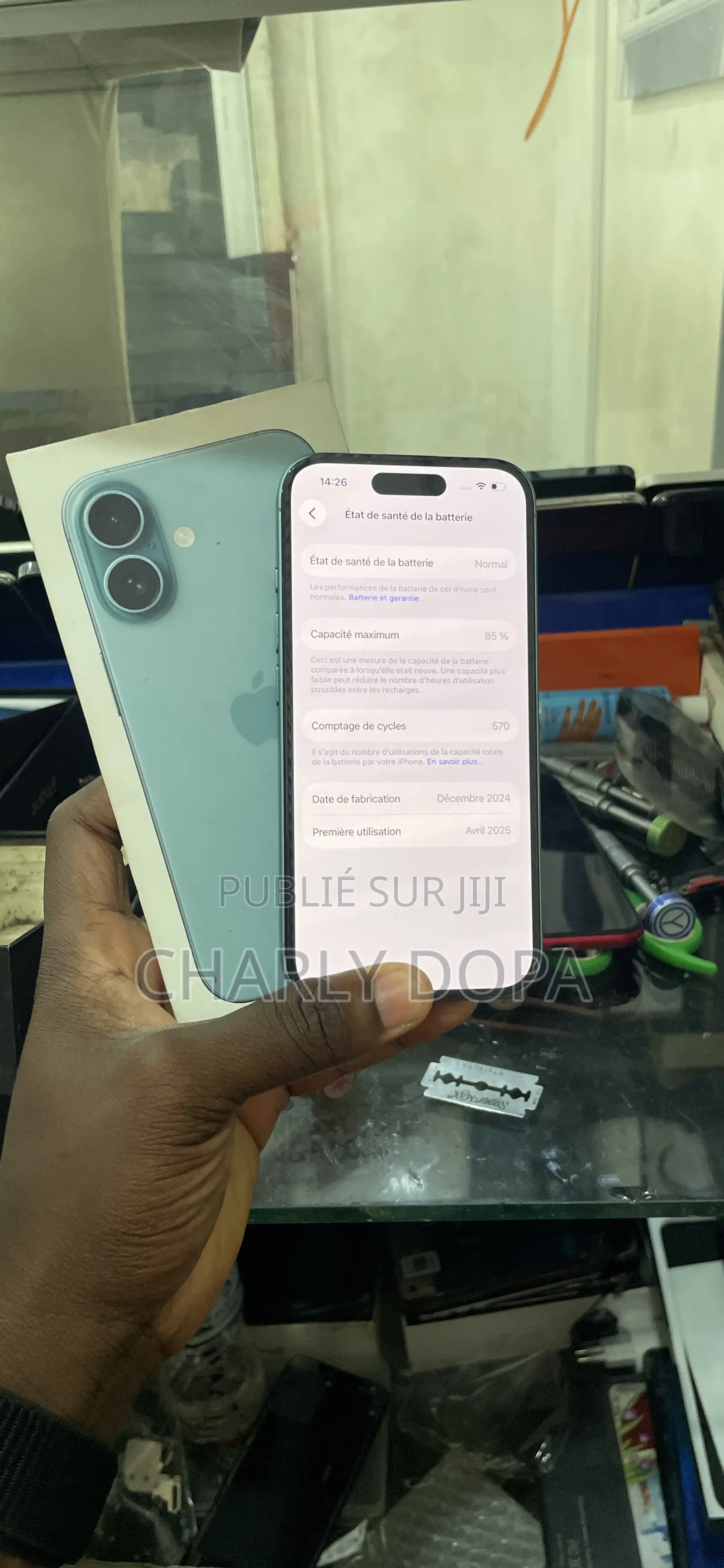 Apple iPhone 16 128 GB Vert