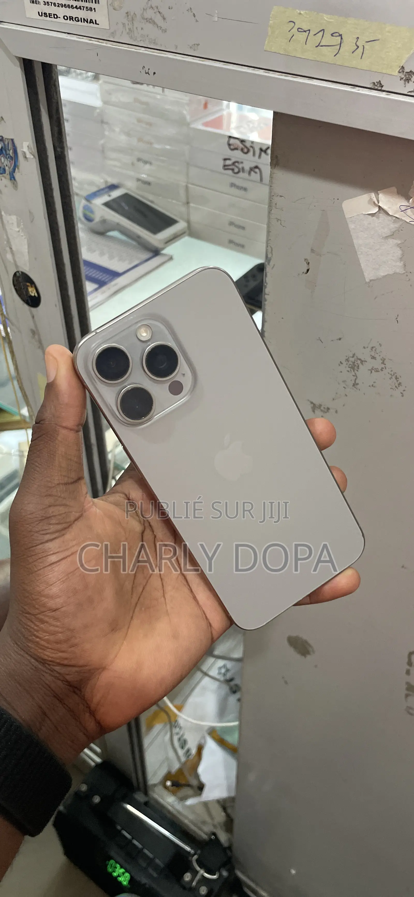Apple iPhone 15 Pro Max 256 GB Argenté