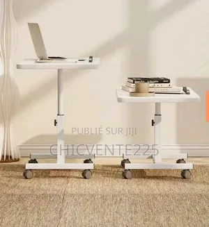Table D’Appoint Extensible À Deux Planches Avec Roues