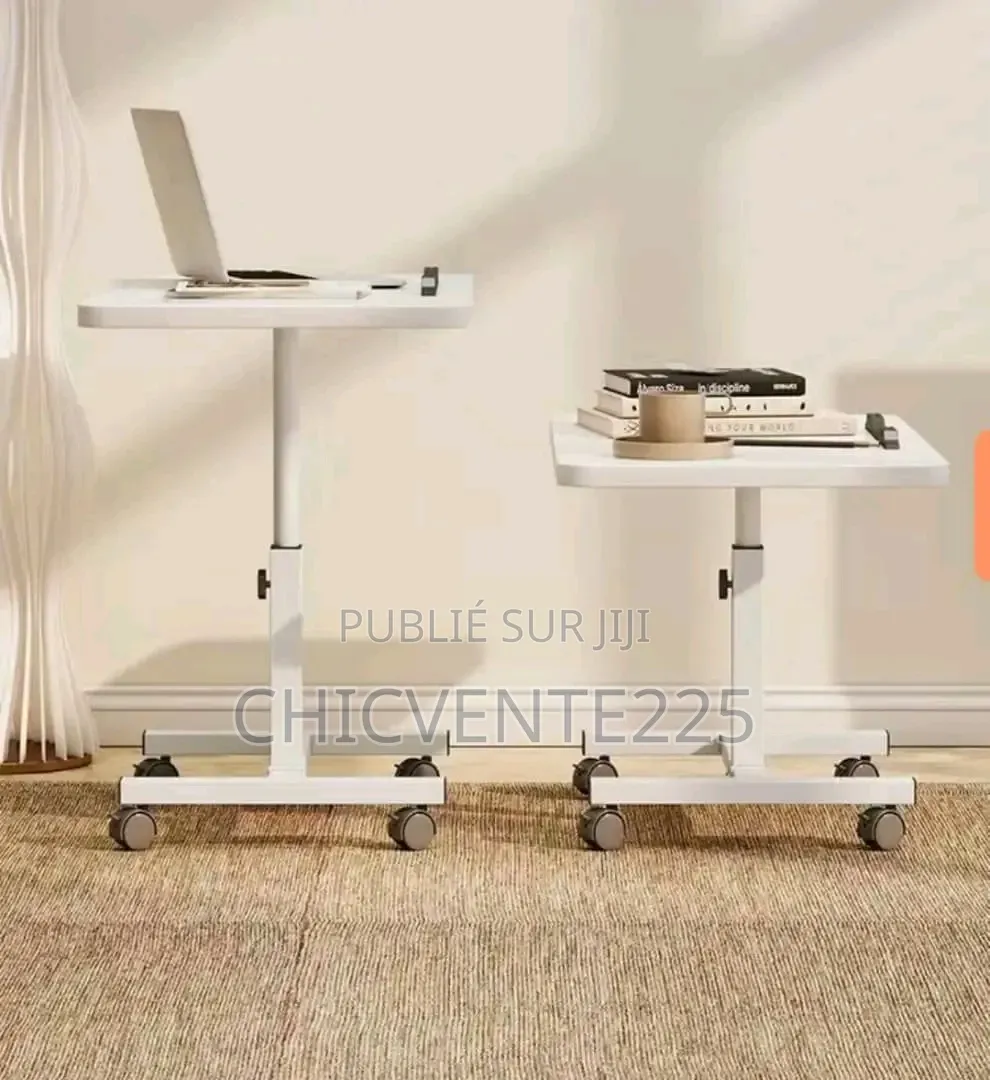Table D’Appoint Extensible À Deux Planches Avec Roues