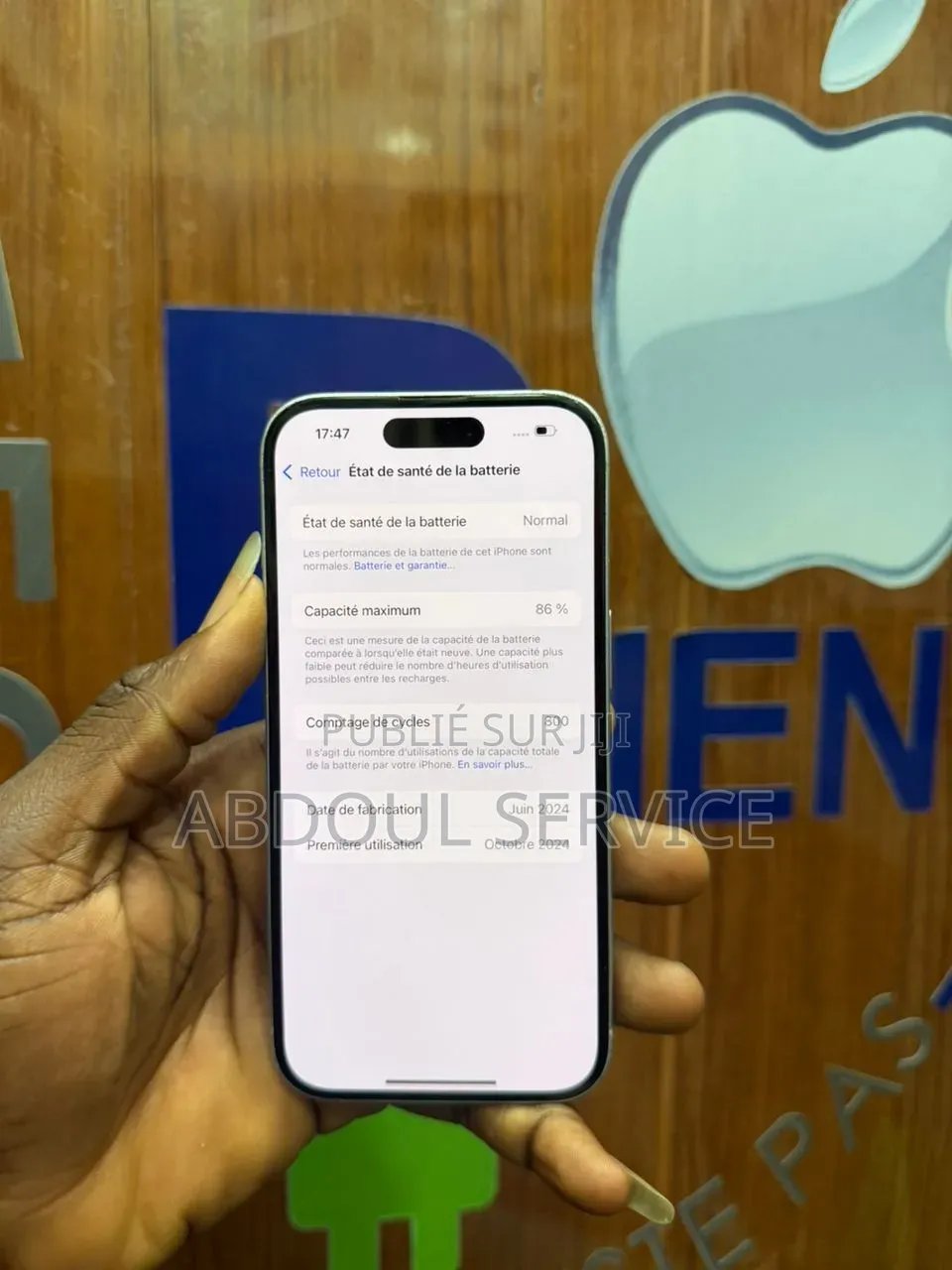 Nouveau Apple iPhone 15 128 GB Vert