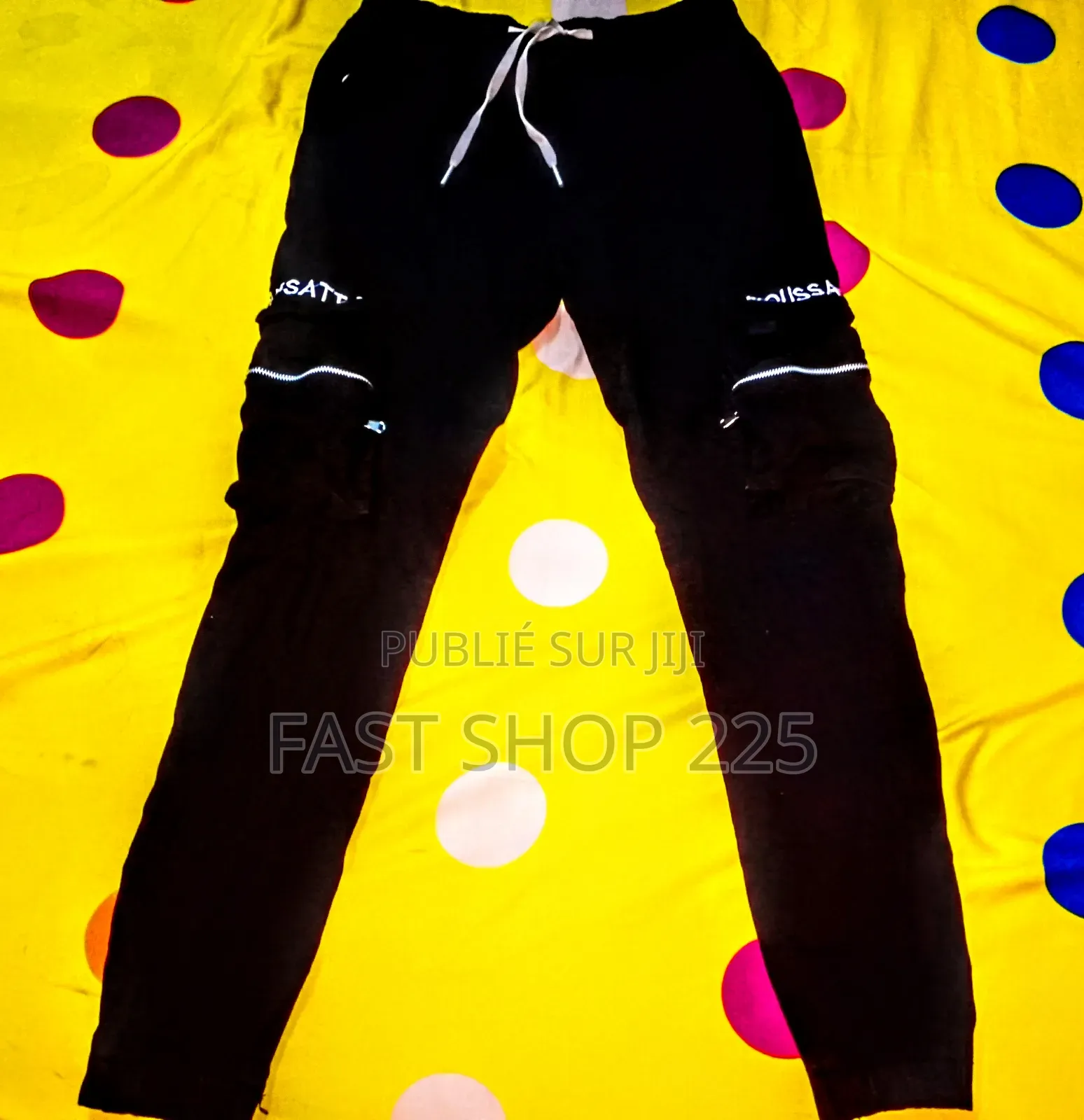 Pantalon Cargo Noir