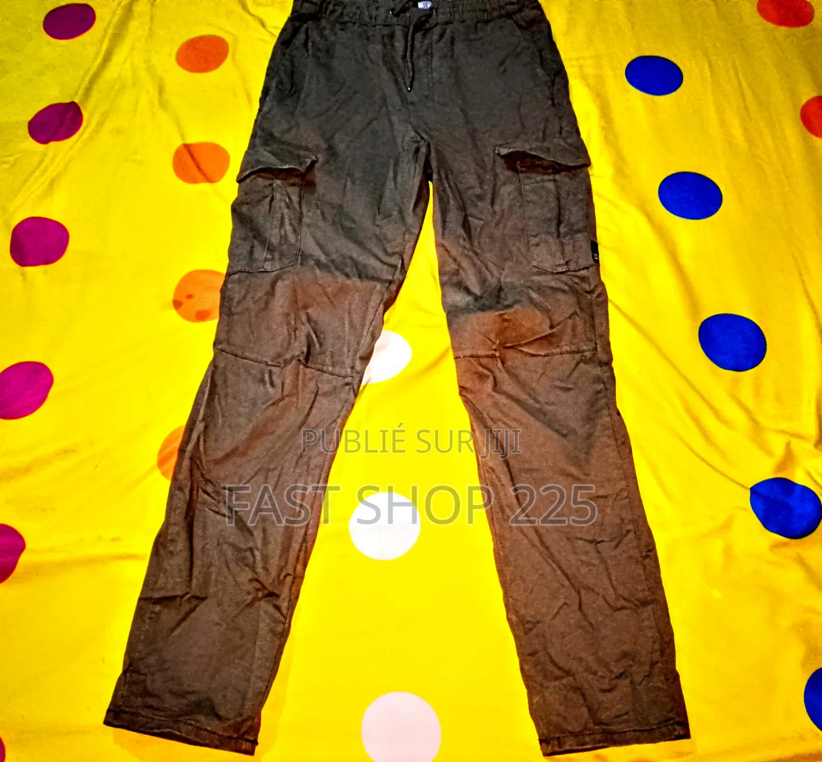 Pantalon Cargo Vert