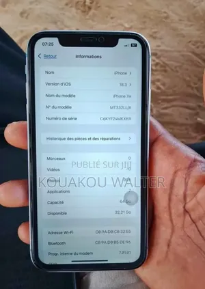 Nouveau Apple iPhone XR 128 GB Blanc